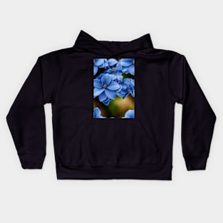 Beautiful Blue Flowers, for all those who love nature #89 Kids Hoodie